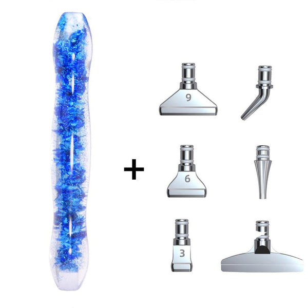 Diamond Painting Ergonomic Premium Pen Blue Flowers 5 Variants