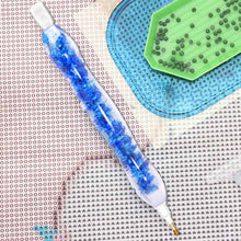 Load image into Gallery viewer, Diamond Painting Ergonomic Premium Pen Blue Flowers 5 Variants