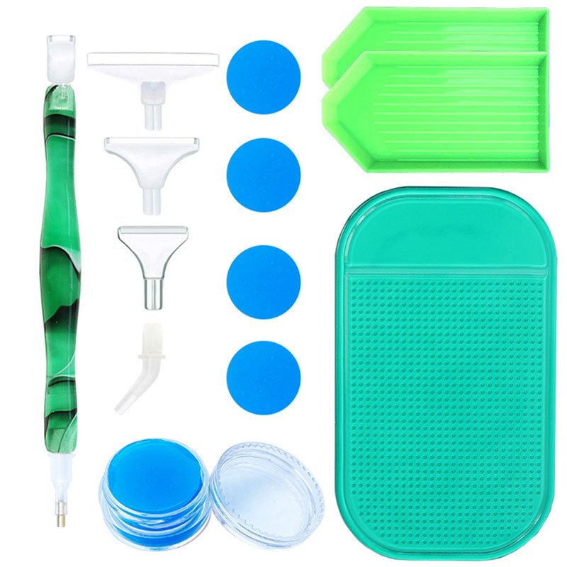 Diamond Painting Premium Pen Green 5 Variants