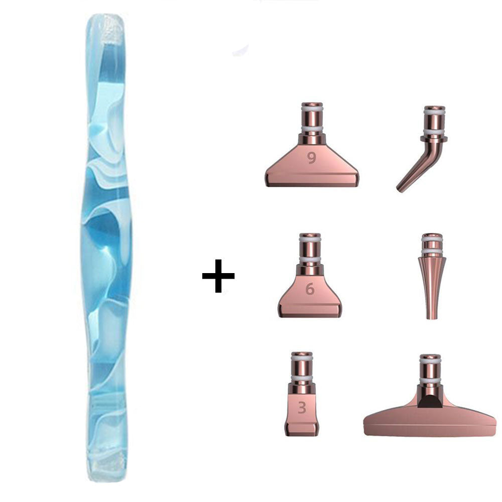 Diamond Painting Premium Pen Waves Light Blue 5 Variants