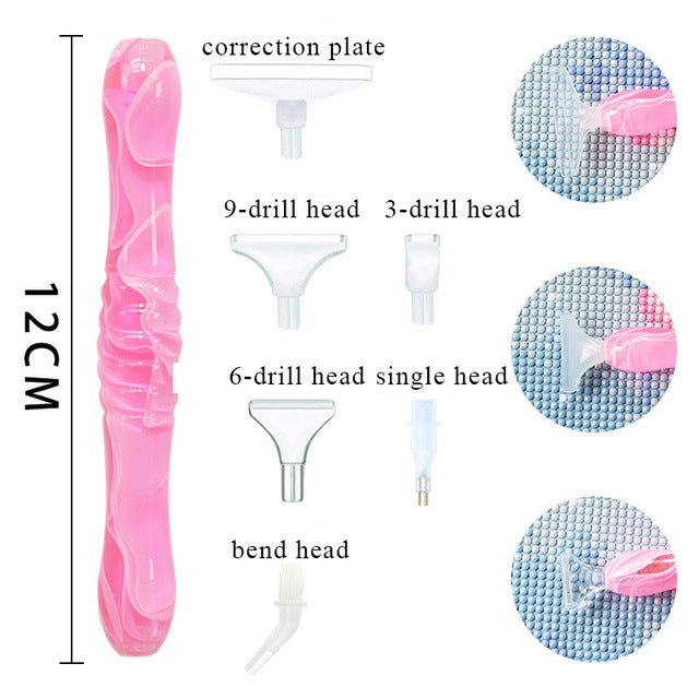 Diamond Painting Premium Pen Pink 5 Variants