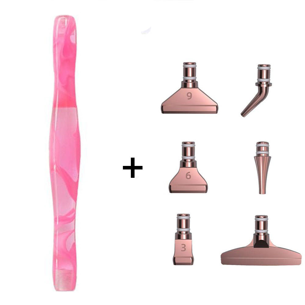 Diamond Painting Premium Pen Waves Pink 5 Variants