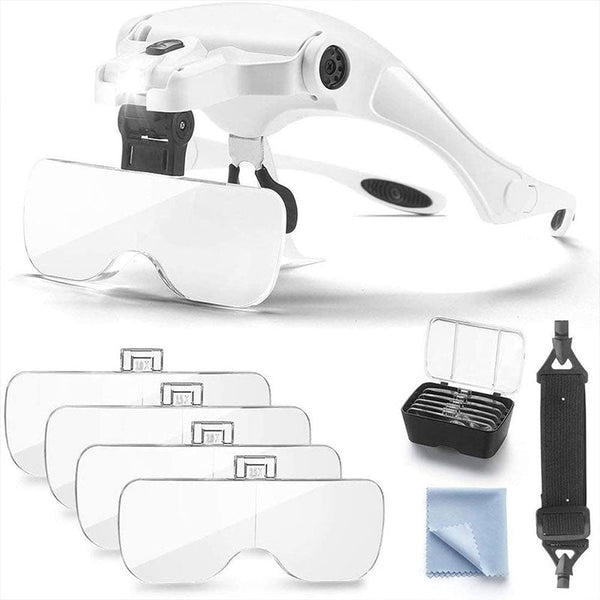 Diamond Painting Magnifying Glass Reading Magnifier with LED Lights Accessory