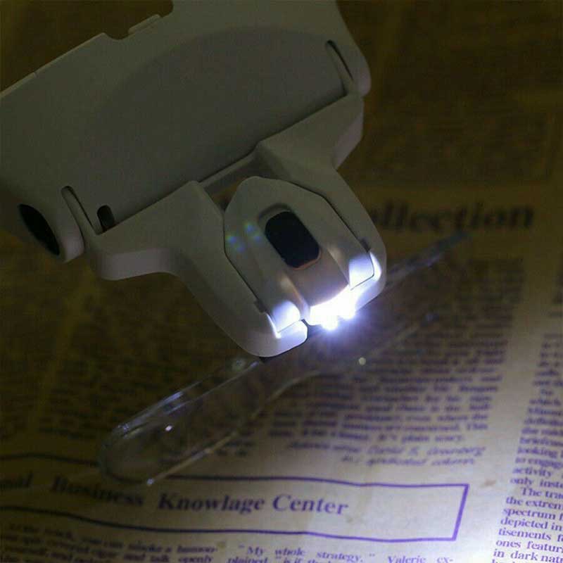 Diamond Painting Magnifying Glass Reading Magnifier with LED Lights Accessory
