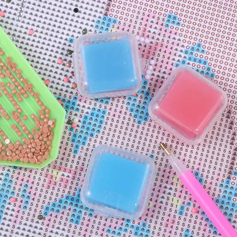 Diamond Painting wax container with 6 wax accessories