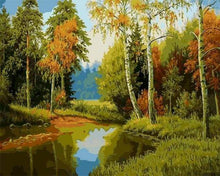 Load image into Gallery viewer, paint by numbers | Wild River Waterfall | advanced landscapes | FiguredArt