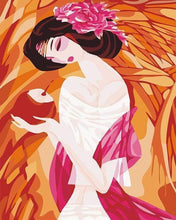 Load image into Gallery viewer, paint by numbers | Asian Lady | easy world | FiguredArt