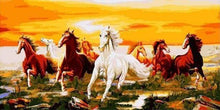 Load image into Gallery viewer, paint by numbers | Eight Horses | animals horses intermediate | FiguredArt