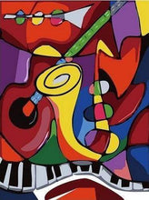 Load image into Gallery viewer, paint by numbers | Jazz Band | abstract easy | FiguredArt