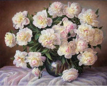 Load image into Gallery viewer, paint by numbers | Beautiful bouquet of White Flowers | flowers intermediate | FiguredArt
