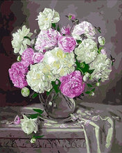 Load image into Gallery viewer, paint by numbers | Nice Camellias | easy flowers | FiguredArt