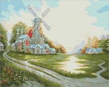 Load image into Gallery viewer, paint by numbers | Mill | easy landscapes | FiguredArt