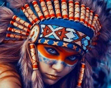 Load image into Gallery viewer, paint by numbers | Indian Look | advanced world | FiguredArt
