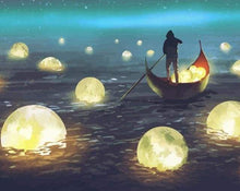 Load image into Gallery viewer, paint by numbers | Moon Lake | intermediate landscapes | FiguredArt