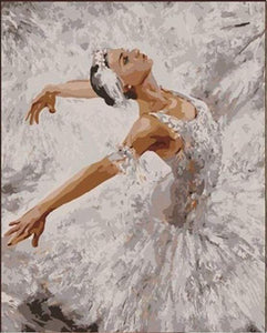 Paint by numbers - Beautiful Ballerina – Figured'Art