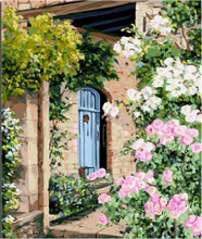 Load image into Gallery viewer, paint by numbers | House in Countryside | advanced flowers landscapes | FiguredArt