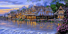 Load image into Gallery viewer, paint by numbers | Bellagio River | intermediate landscapes | FiguredArt