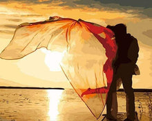 Load image into Gallery viewer, paint by numbers | Romantic Love near the seaside | easy landscapes romance | FiguredArt
