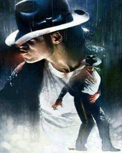 Load image into Gallery viewer, Paint by numbers | Michael Jackson dancing | advanced portrait | Figured'Art