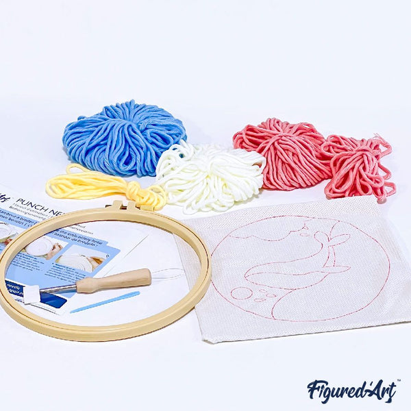Punch Needle Kit - Circus Bear