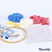 Load image into Gallery viewer, Punch Needle Kit - Flower at Sunrise