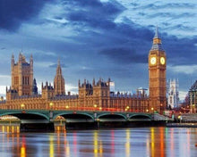 Load image into Gallery viewer, paint by numbers | London Bridge by Night | advanced cities | FiguredArt