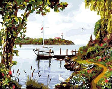 Load image into Gallery viewer, paint by numbers | American coast | intermediate ships and boats | FiguredArt