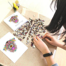 Load image into Gallery viewer, Wooden Puzzle - Colorful Jellyfish