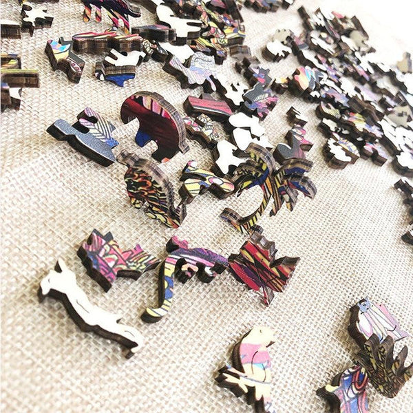 Wooden Puzzle - Capricorn Gazelle