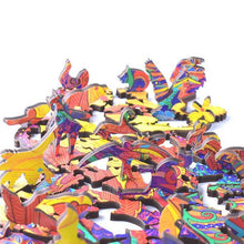Load image into Gallery viewer, Wooden Puzzle - Lion and Flower