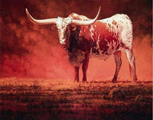 Load image into Gallery viewer, paint by numbers | Red Bull | advanced animals | FiguredArt