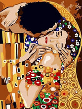 Load image into Gallery viewer, paint by numbers | Beautiful Kiss | easy famous paintings romance | FiguredArt