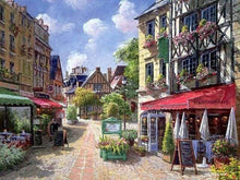 Load image into Gallery viewer, paint by numbers | Mediterranean terrace | advanced cities | FiguredArt