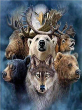 Load image into Gallery viewer, paint by numbers | Forest Animals | advanced animals bears wolves | FiguredArt