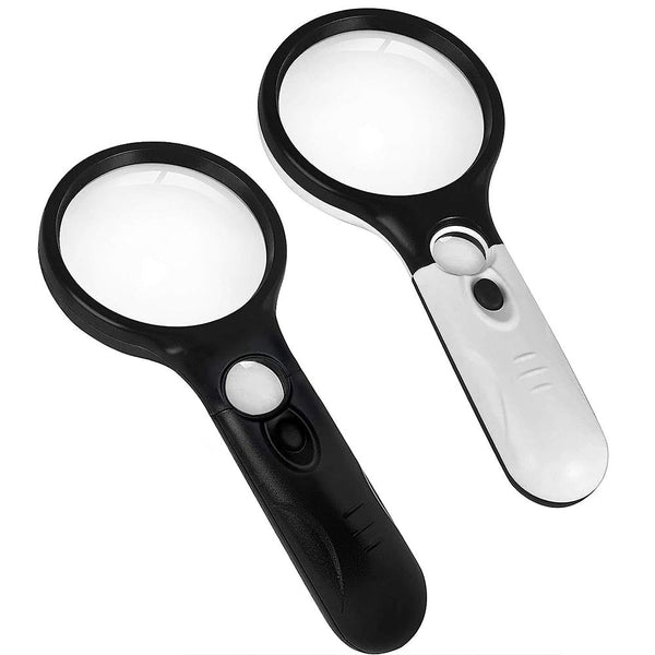 Diamond Painting LED Magnifying Glass with 10/20x magnification accessory.