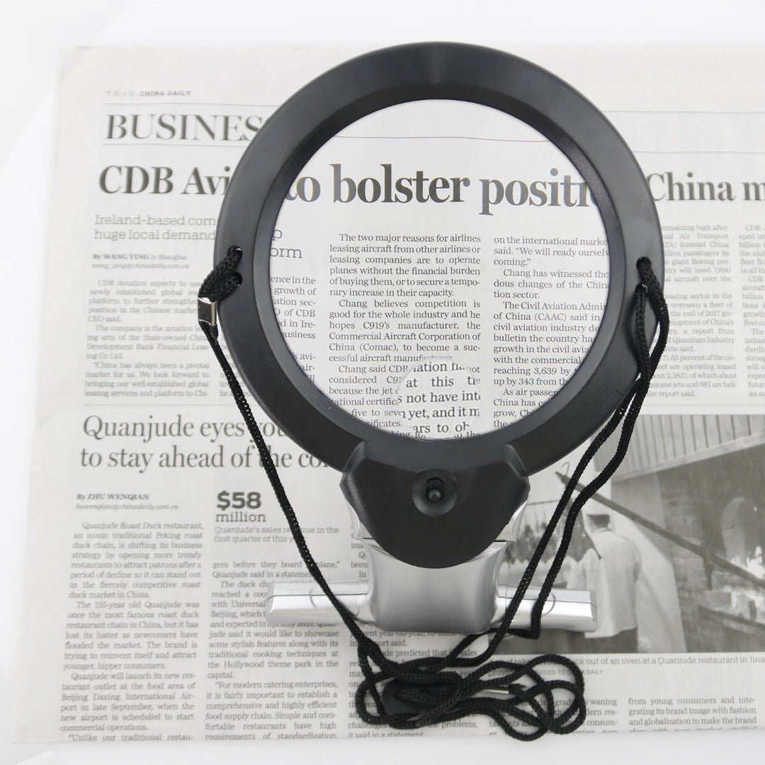 Magnifying Glass 2.0 with LED Light Accessory