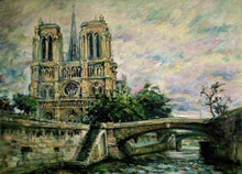 Load image into Gallery viewer, paint by numbers | Notre Dame Vintage | advanced cities | FiguredArt