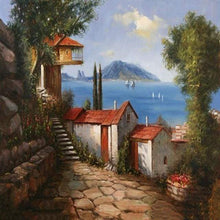 Load image into Gallery viewer, paint by numbers | View Sailing | cities intermediate | FiguredArt