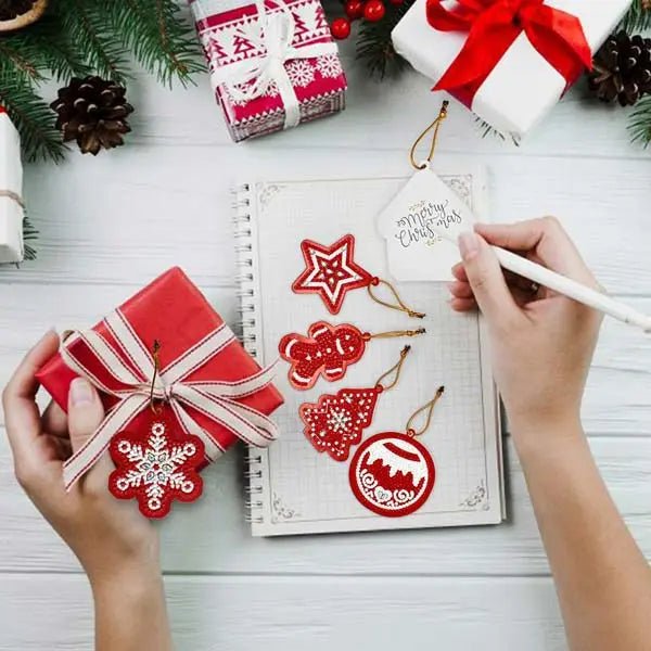 Christmas tree pendant 10 piece set