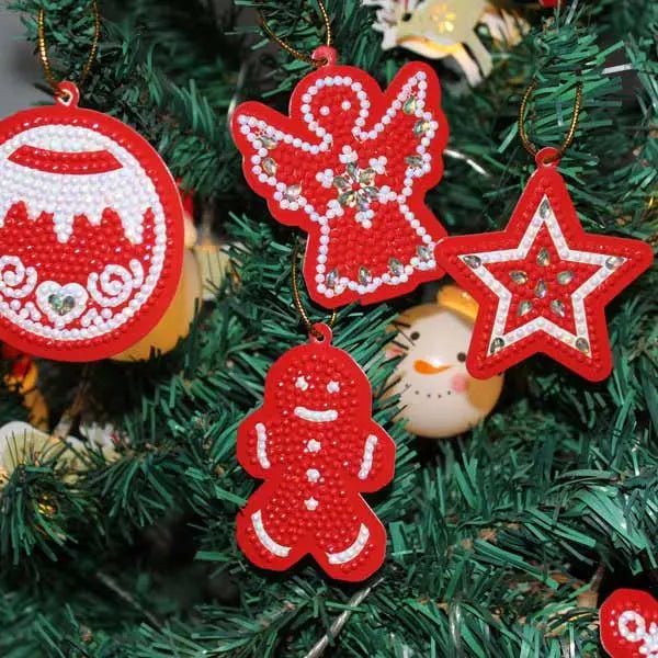 Christmas tree pendant 10 piece set