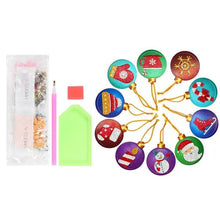 Load image into Gallery viewer, Christmas tree pendant with 10 piece set