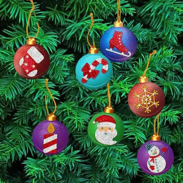 Christmas tree pendant with 10 piece set