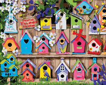 Load image into Gallery viewer, Paint by numbers | Multiple Bird Houses | animals advanced new arrivals birds | Figured&#39;Art