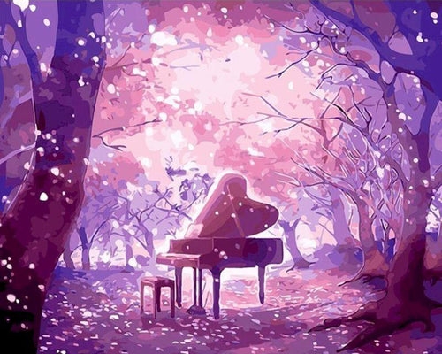 paint by numbers | piano fairytale | new arrivals landscapes music easy | FiguredArt