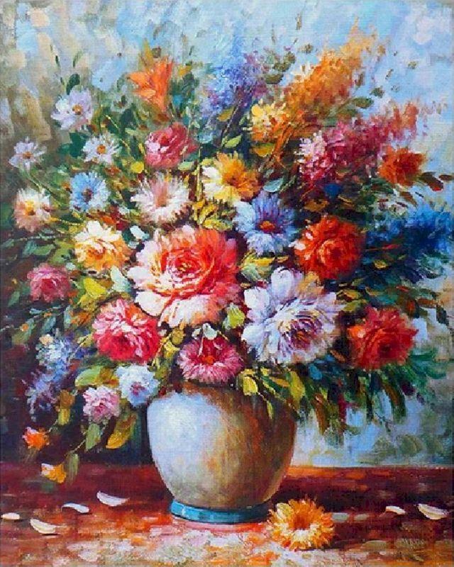 paint by numbers | beautiful bouquet of flowers | new arrivals flowers advanced | FiguredArt