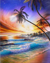 Load image into Gallery viewer, paint by numbers | storm on the beach | new arrivals landscapes easy | FiguredArt