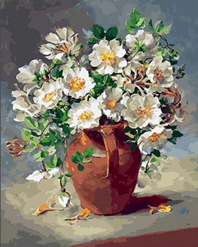 Paint By Number Country Flowers