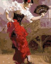 Load image into Gallery viewer, paint by numbers | spanish dancer | new arrivals dance easy | FiguredArt
