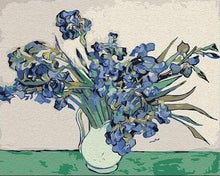 Load image into Gallery viewer, paint by numbers | van gogh iris no 2 | new arrivals reproduction flowers van gogh advanced | FiguredArt