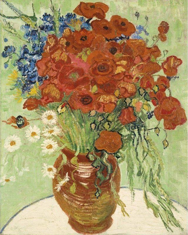 paint by numbers | van gogh red poppies and daisies | new arrivals flowers advanced | FiguredArt